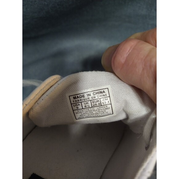 Polo Ralph Lauren Shoes Kids Size 9 White Low Top Lace Up Sneakers Pony Logo - Picture 5 of 13